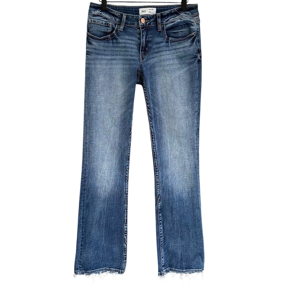 BKE Stella Slim Fit Low Rise Tailored Bootcut Jeans Medium Wash 29x31.5